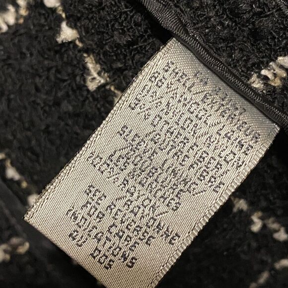 Talbots Collection Blazer Wool Blend Made In Italy Pockets Frayed Raw Hem Size 4 - Picture 6 of 6